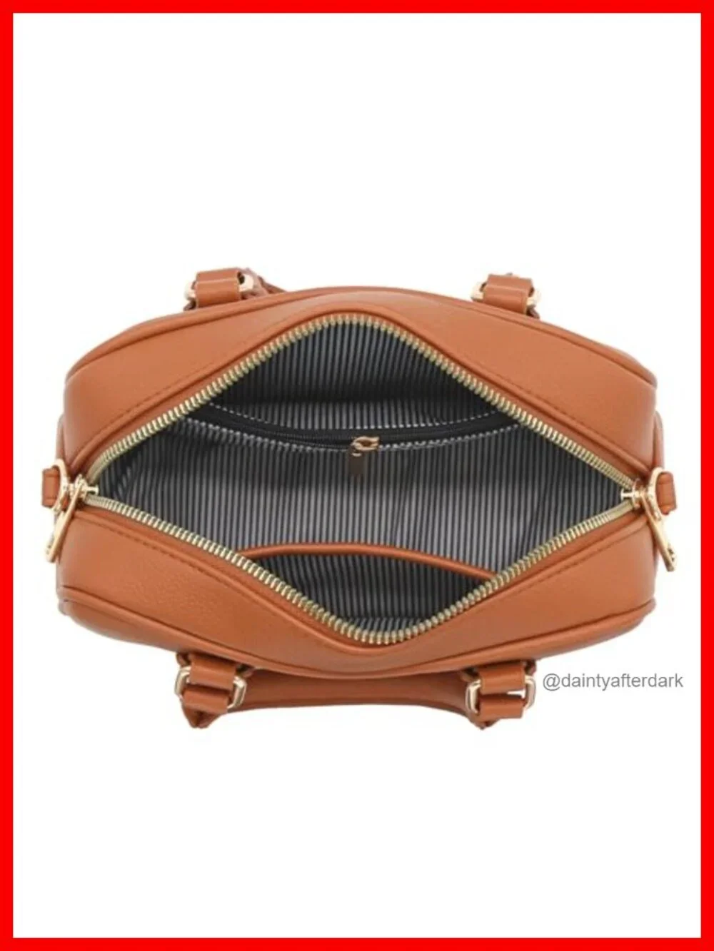 Mini PU Leather Satchel Purse Top Handle Crossbody Bag